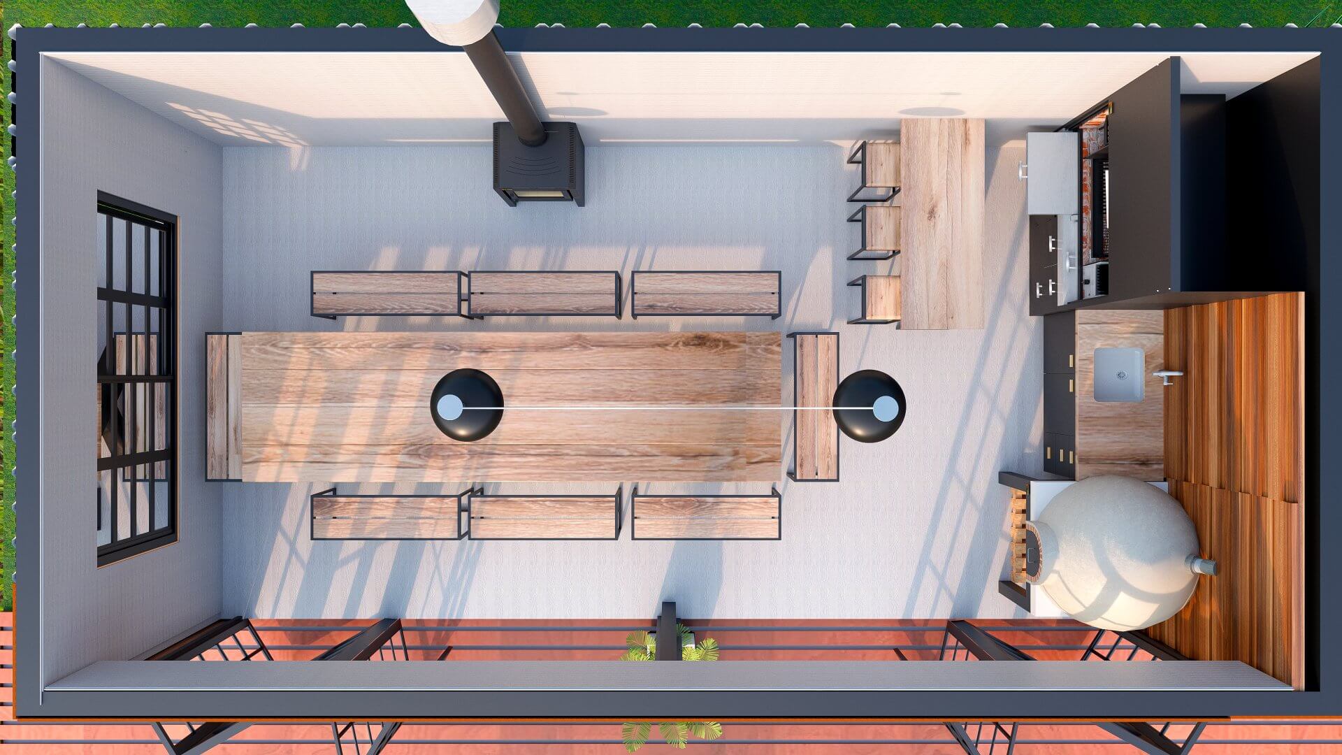 Quinchos modulares prefabricados
